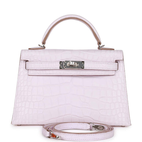 Hermès Birkin 15 Micro White Swift with Palladium Hardware