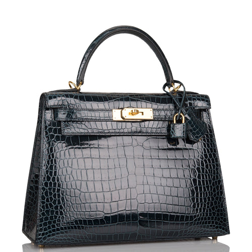 hermes kelly black gold