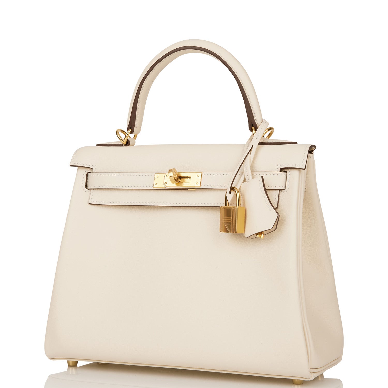 Hermes Kelly Retourne 25 Nata Swift Gold Hardware – Madison Avenue Couture