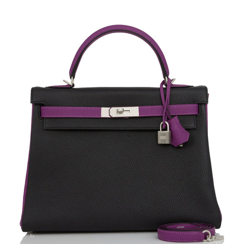 Anemone Kelly 25 Retourne  Togo leather, Shades of purple, Hermes