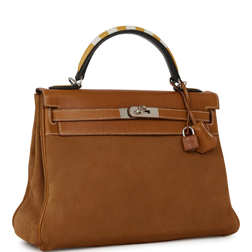  Hermès, Pre-Loved Craie Togo Kelly Retourne 28, Cream : Luxury  Stores