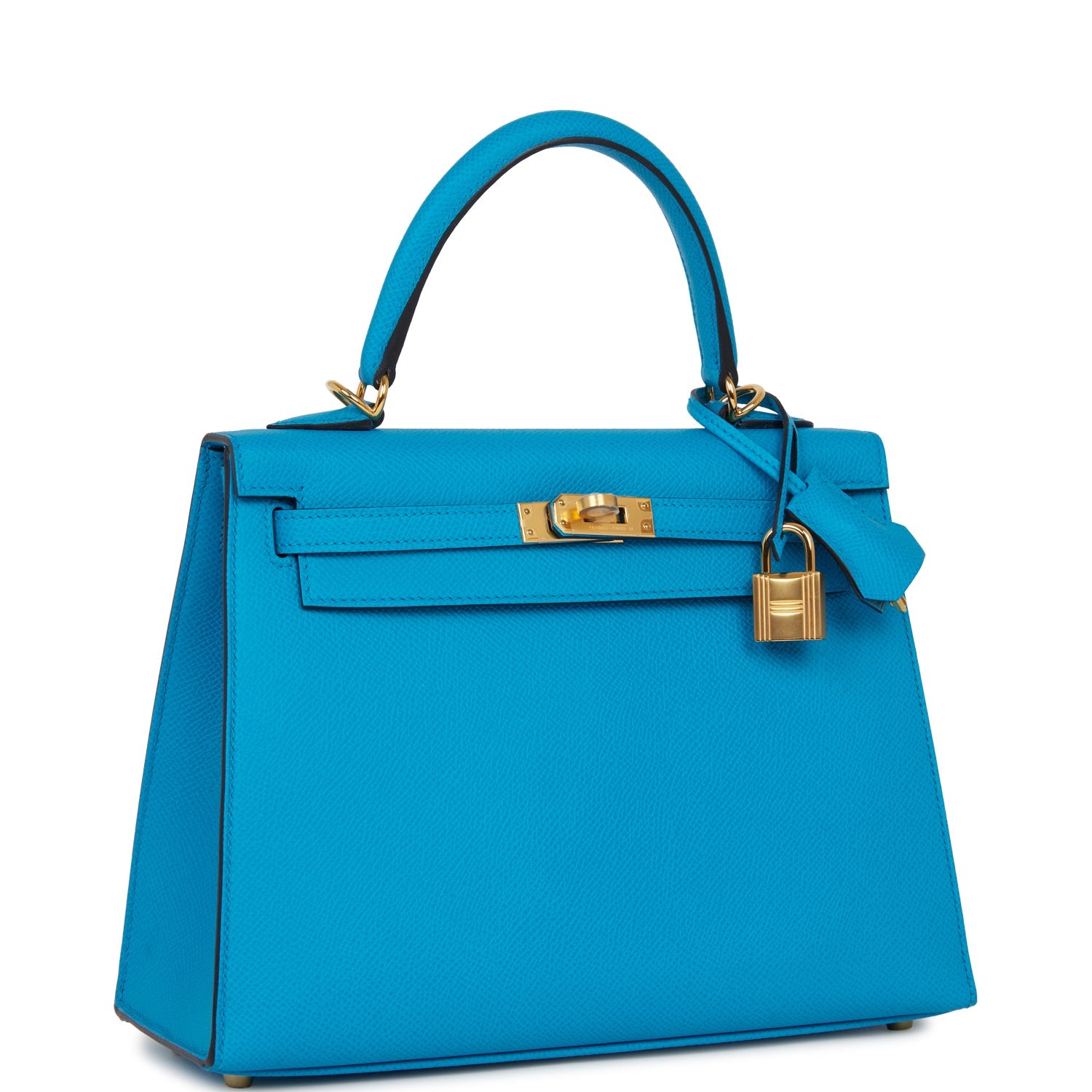 Hermes Kelly Sellier 25 Bleu Frida Epsom Gold Hardware#N# #N# #N ...