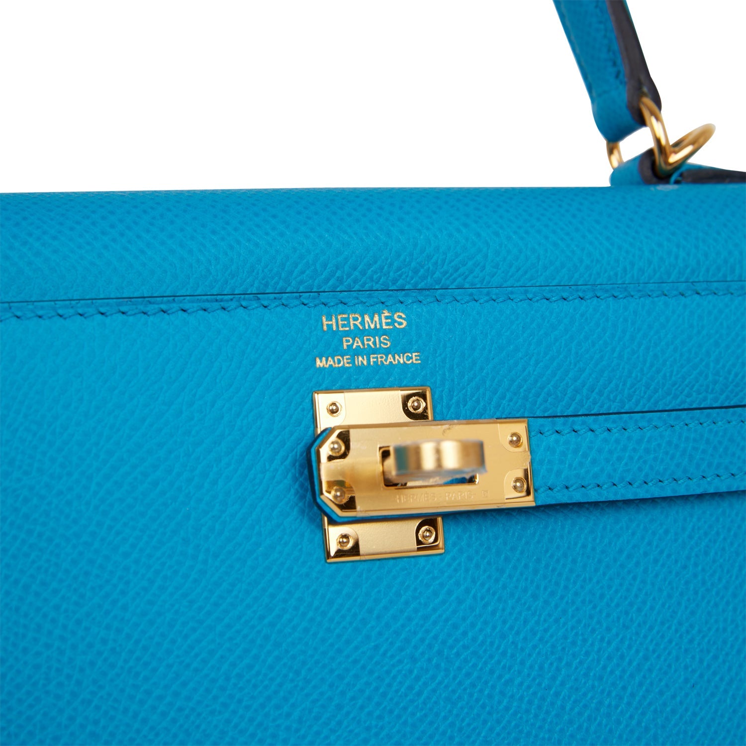 Hermes Kelly Sellier 25 Bleu Frida Epsom Gold Hardware#N# #N# #N ...