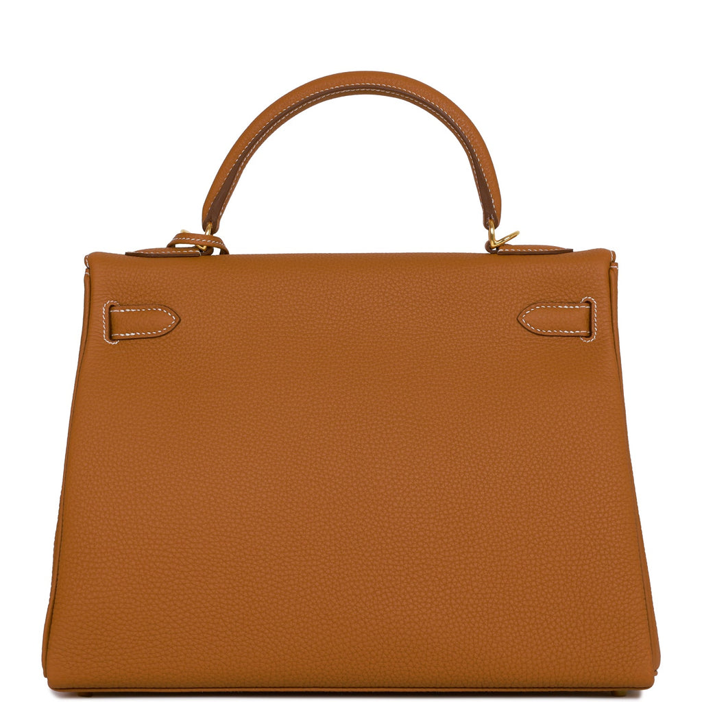 hermes kelly 32 gold togo