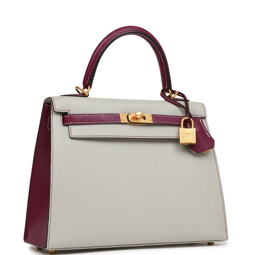 Brand New Hermes kelly 28 Gris asphalt Ostrich GHW – Ruelamode