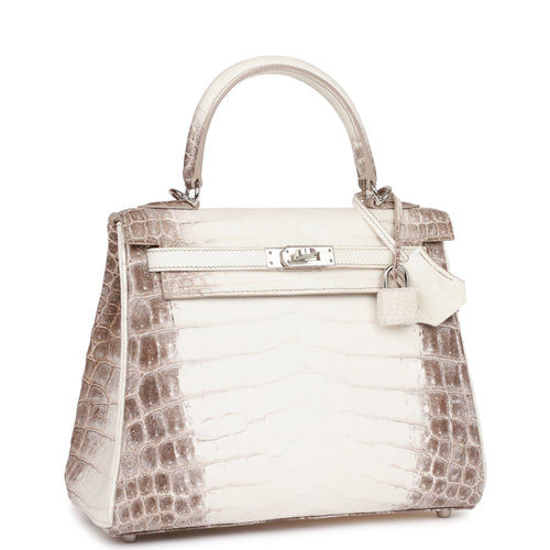 Hermes Birkin 25 Himalaya Niloticus Crocodile Diamond Encrusted