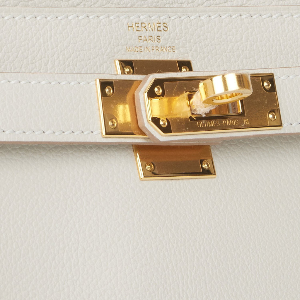 Hermes Kelly Ado II Backpack Gris Perle Evercolor Gold Hardware