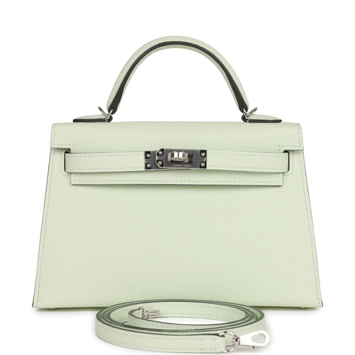 Hermes Kelly Sellier 20 Vert Fizz Chevre Palladium Hardware – Madison  Avenue Couture