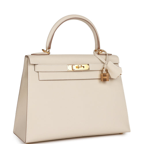 Hermes Craie Togo Retourne Kelly 32cm Gold Hardware – Madison Avenue Couture