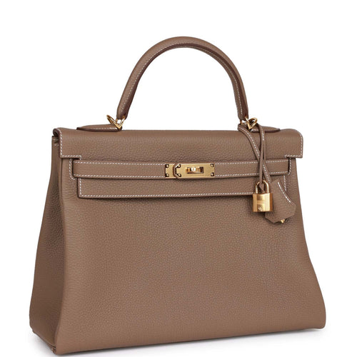 Hermès Kelly 25 Bleu Zanzibar Togo Gold Hardware GHW — The French