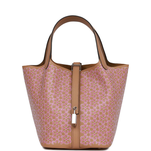 Hermès Pre-owned Micro Lucky Daisy Picotin Bag