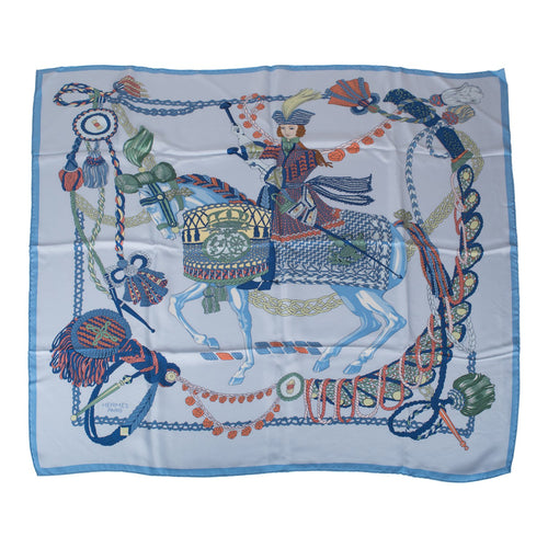 Hermès, a 'L'Art du Sarasa' silk scarf, 2021. - Bukowskis