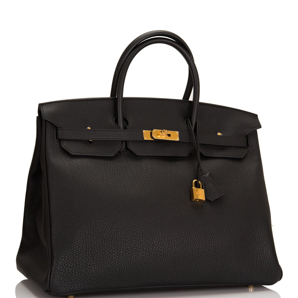 Hermes Black Togo Birkin 40cm Gold Hardware