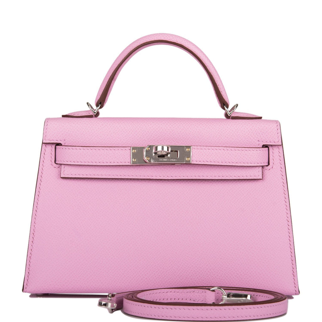 Hermes Mauve Sylvestre Epsom Kelly 20cm 