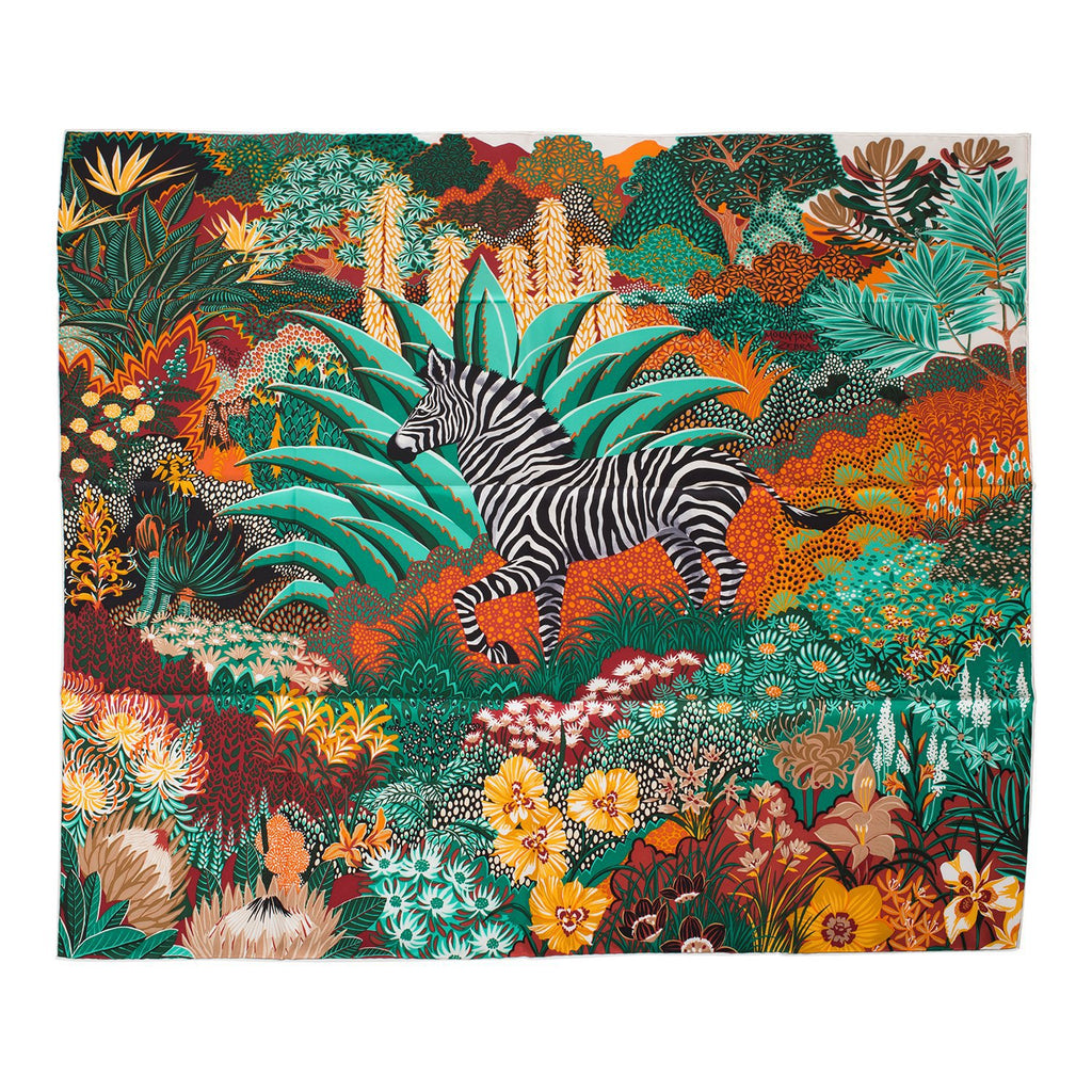 hermes mountain zebra scarf