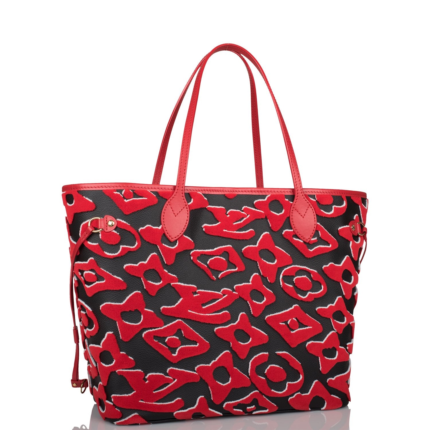 Louis Vuitton x UF Black/Red Tufted Monogram Neverfull MM – Madison ...