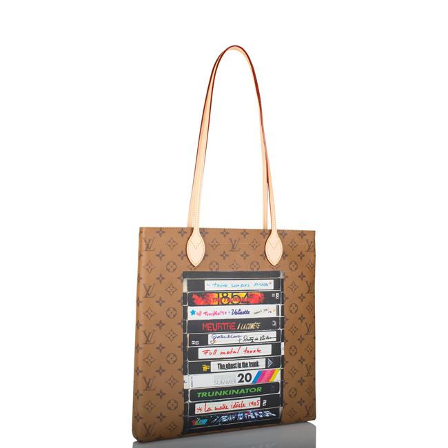 Louis Vuitton Tressage Reverse Monogram Tote Bag Brown