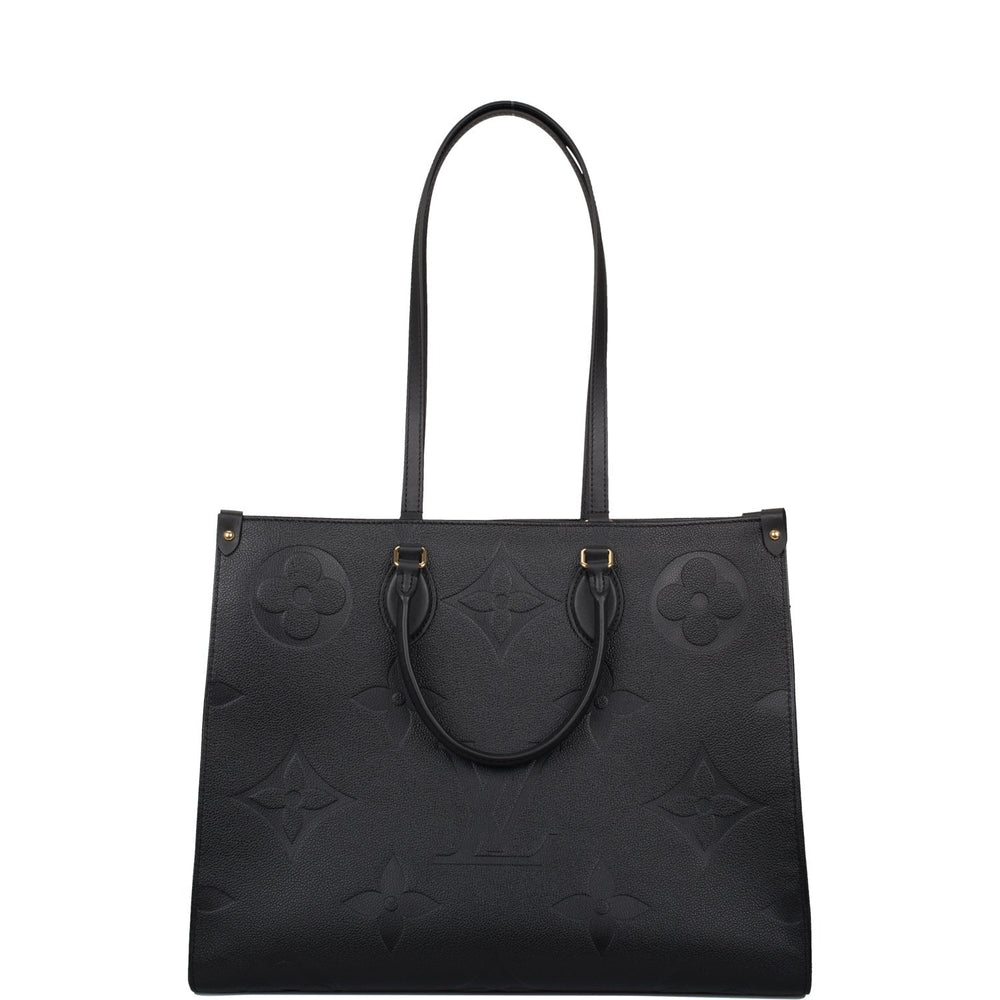 Onthego MM Tote Bag Monogram Empreinte Leather - Handbags M45607
