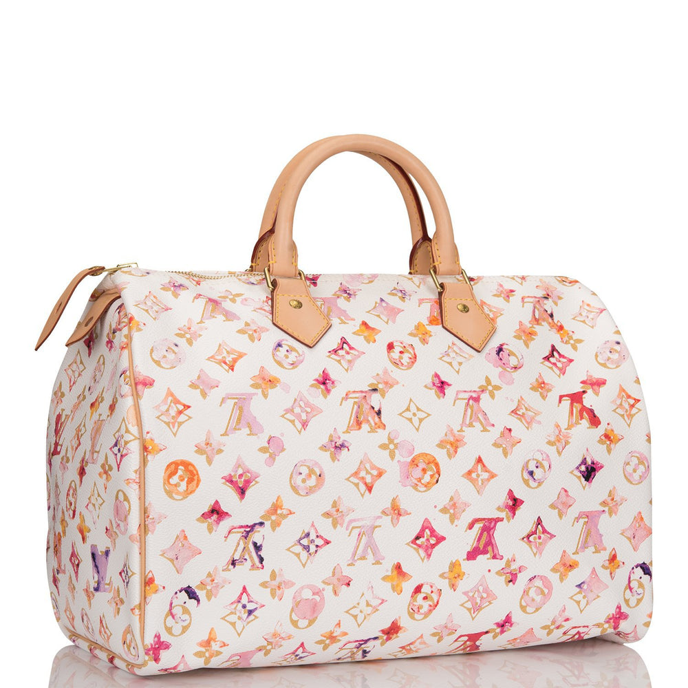 Louis Vuitton Monogram Watercolor Aquarelle Speedy Bag 35cm – Madison Avenue Couture