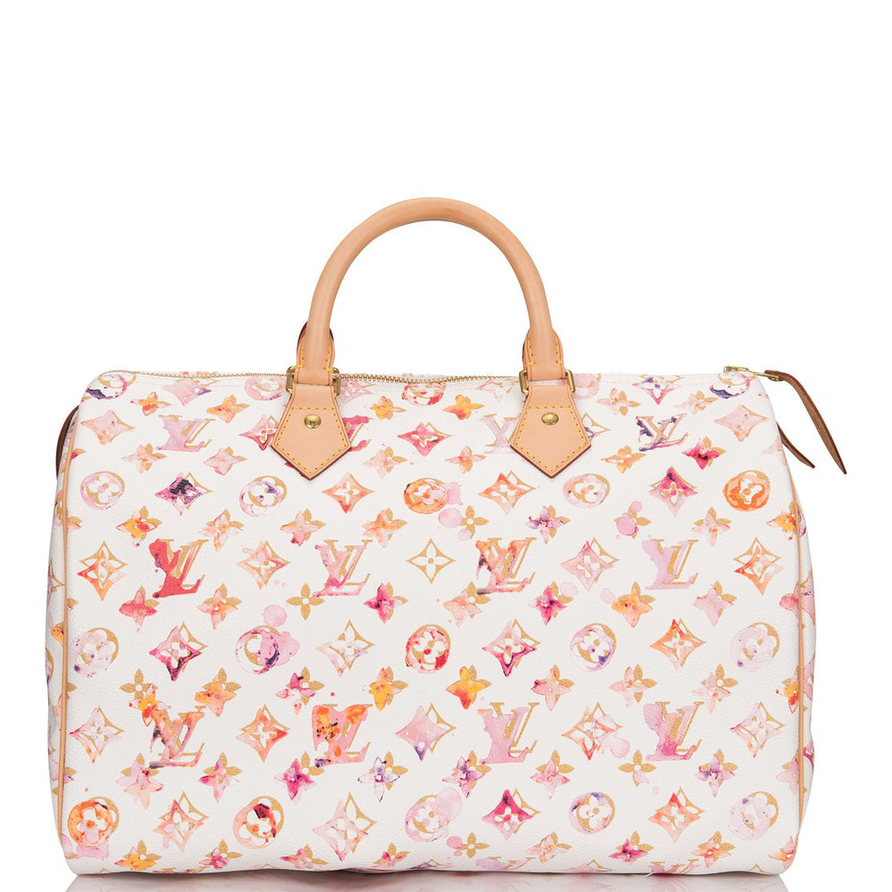 Louis Vuitton Monogram Watercolor Aquarelle Speedy Bag 35cm – Madison Avenue Couture