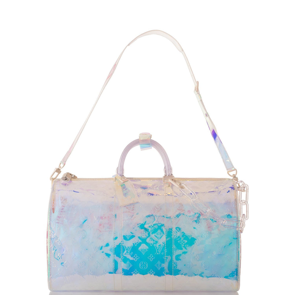 Louis Vuitton x Virgil Abloh Iridescent Prism Monogram Keepall Bandoul – Madison Avenue Couture