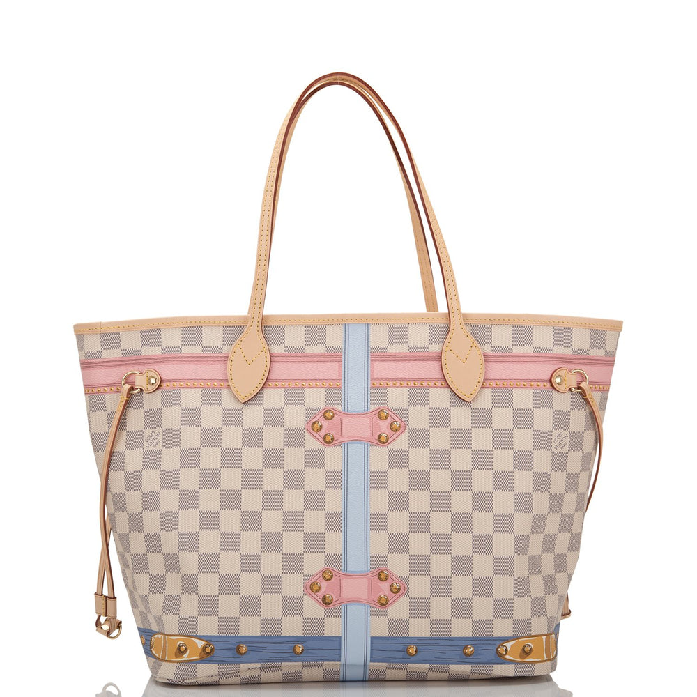 Louis Vuitton Damier Azur Summer Trunk Neverfull MM – Madison Avenue Couture