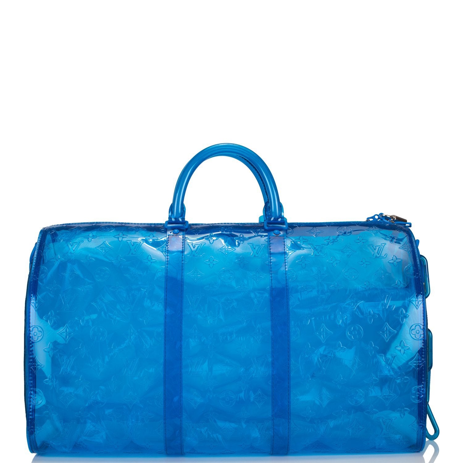 Louis Vuitton x Virgil Abloh Blue RGB Monogram PVC Keepall Bandouliere – Madison Avenue Couture