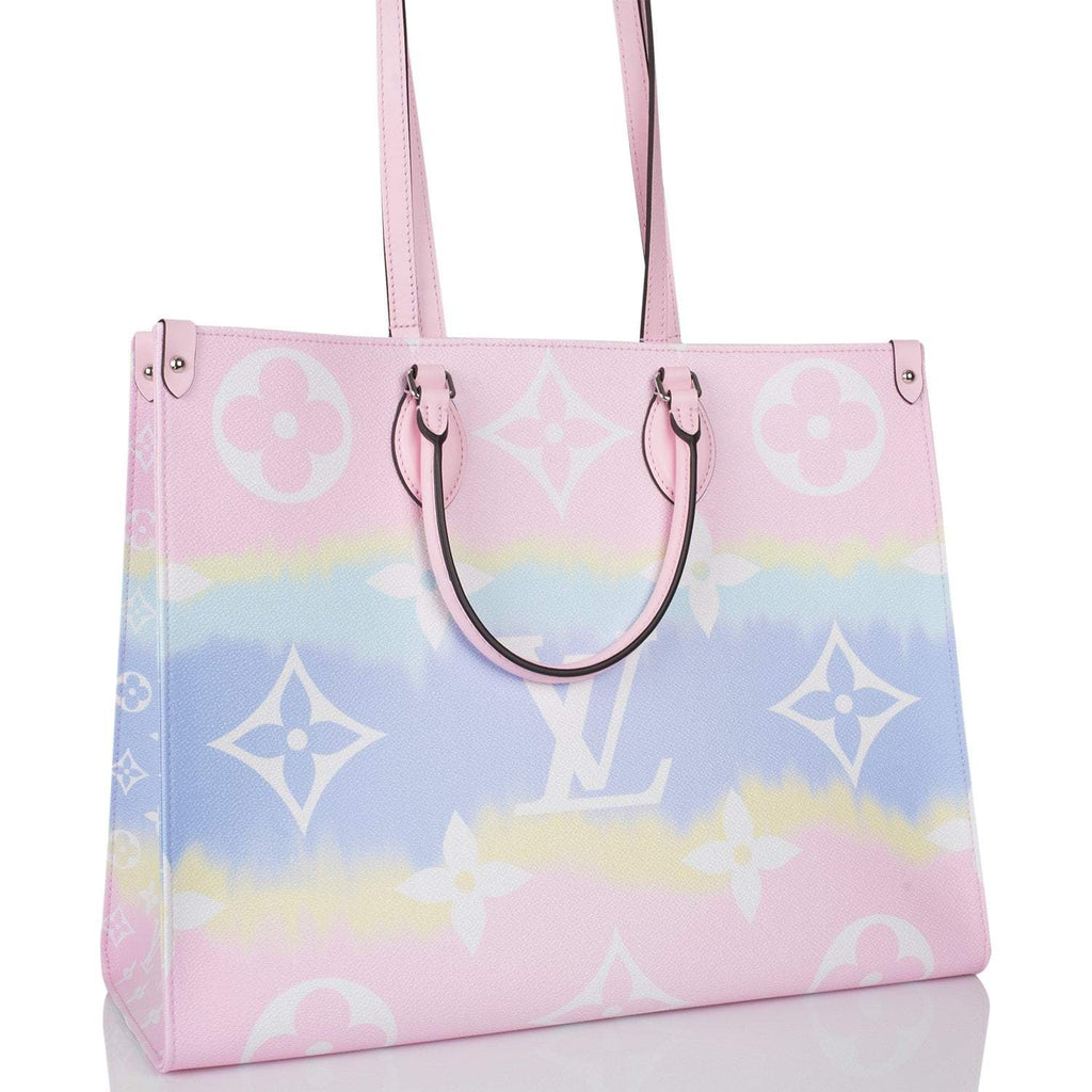 Louis Vuitton Onthego LV Escale GM Pastel in Coated Canvas/Cowhide