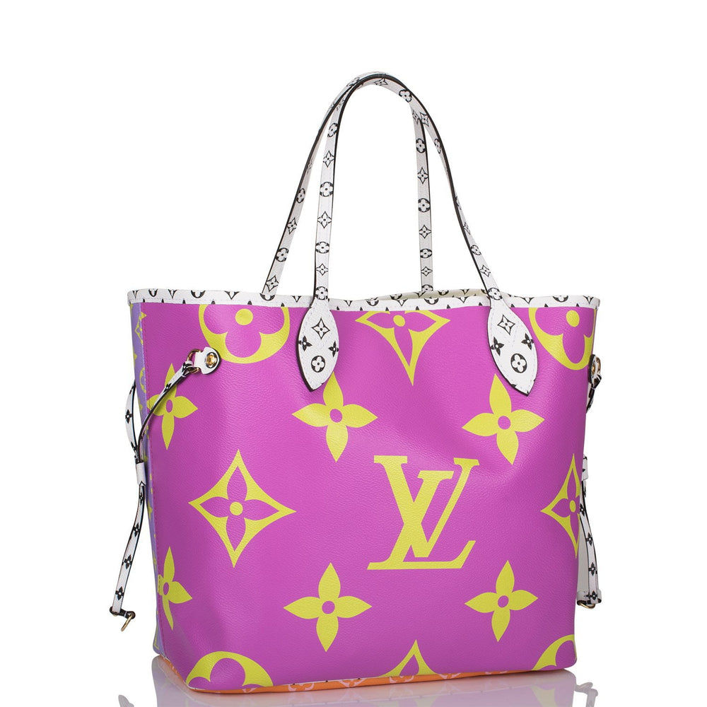 Louis Vuitton Lilac Giant Monogram Neverfull MM – Madison Avenue Couture