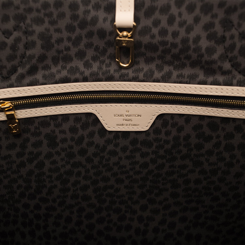 Louis Vuitton LV Neverfull Empreinte Cream Leather ref.271963