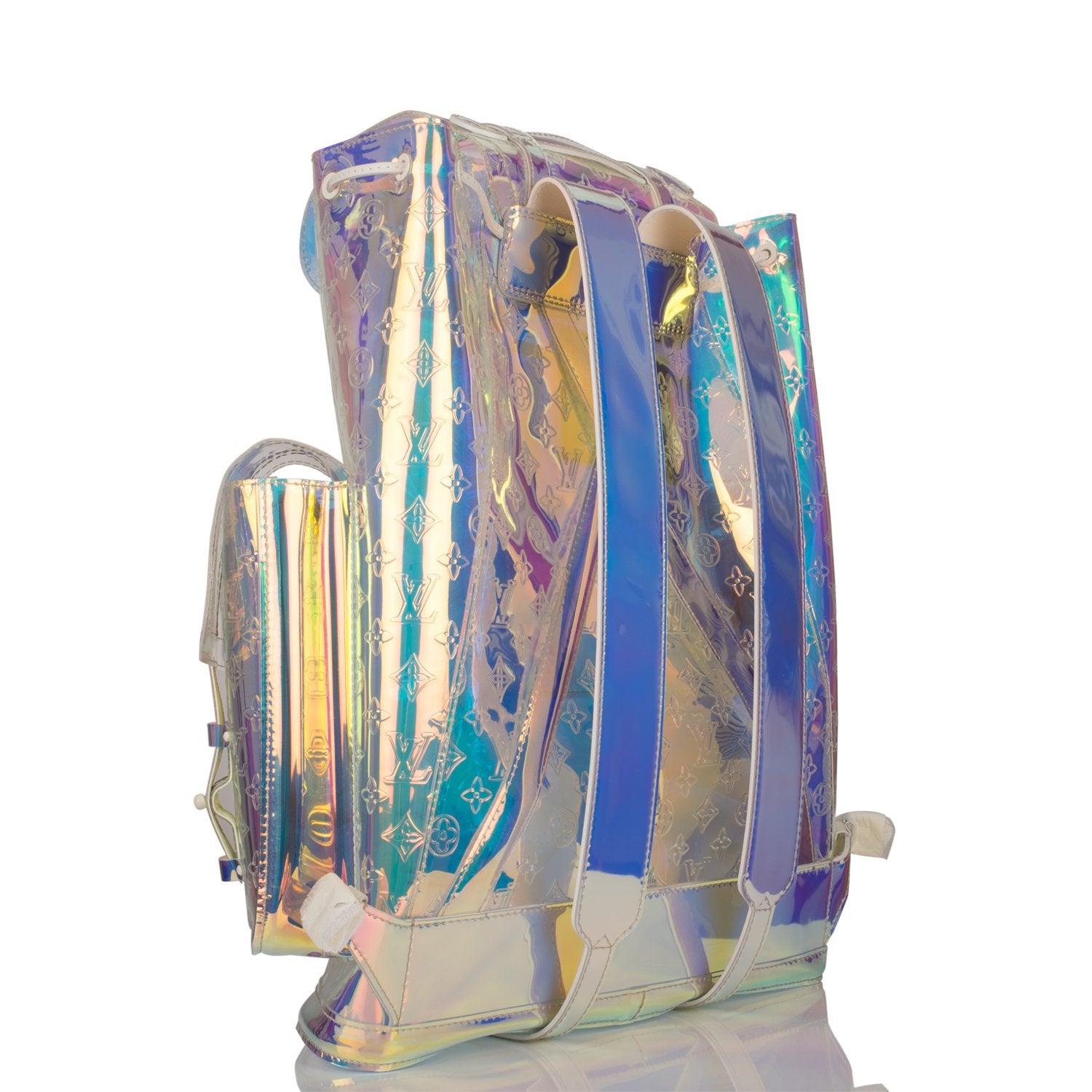 Virgil Abloh x Louis Vuitton Prism Christopher GM Backpack Bag at