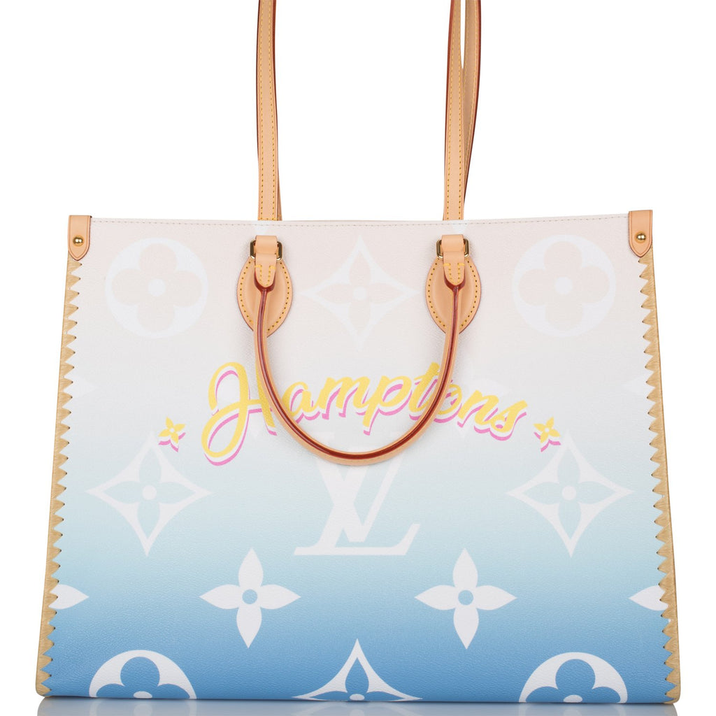 Louis Vuitton Onthego MM Summer Blue - Fablle