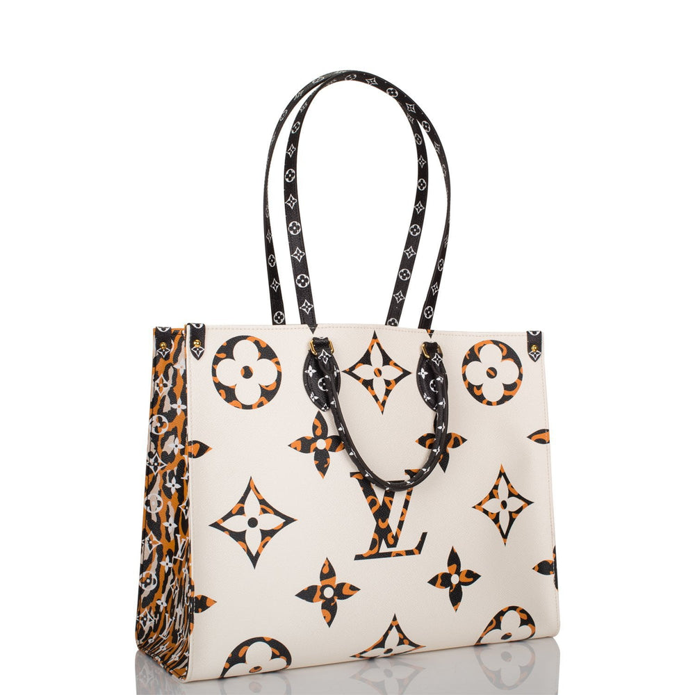 Louis Vuitton Ivory Giant Monogram Jungle OnTheGo Tote – Madison Avenue Couture