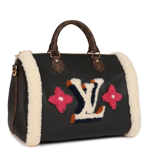 Louis Vuitton Red, White, and Black Tufted Monogram Canvas LVxUF Neverfull mm Gold Hardware, 2020, White/Black/Red Womens Handbag