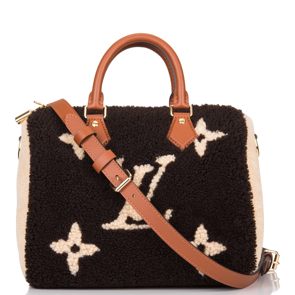 Louis Vuitton Teddy Monogram Shearling Speedy 25 Bandouliere – Madison Avenue Couture