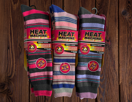 Womens Mens Heat Machine 2.3 Tog Thermal Socks