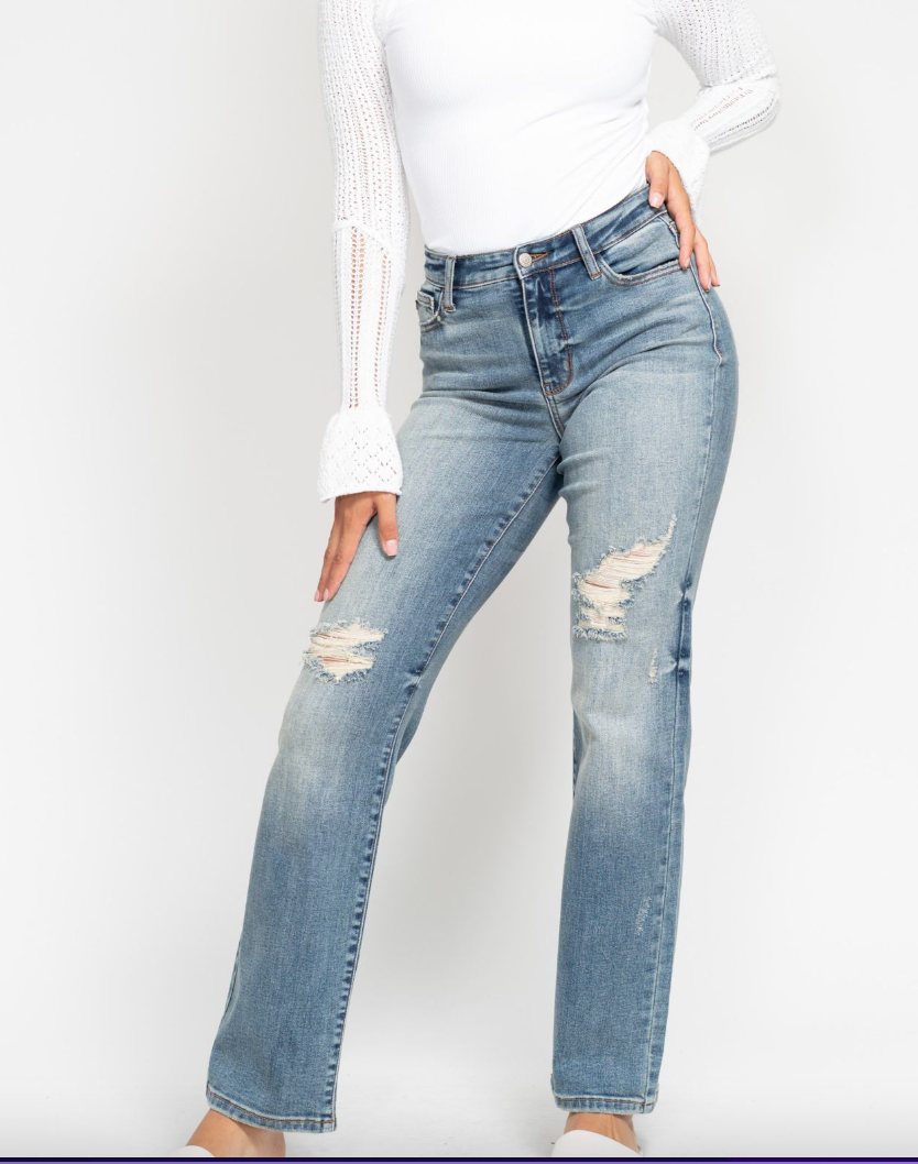 JB Dad Style Straight Denim