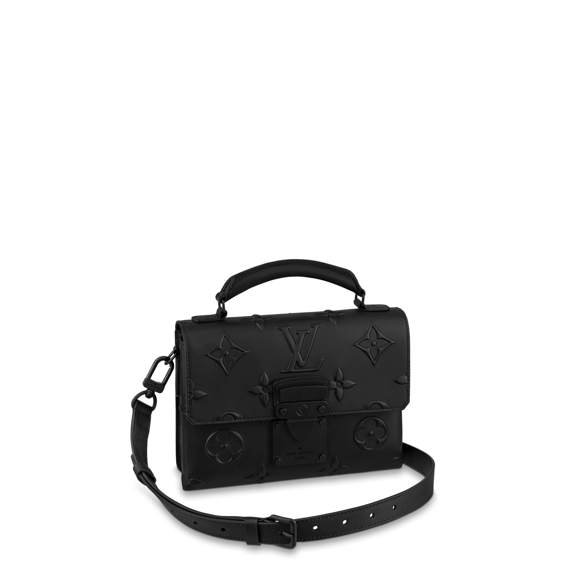 Louis Vuitton Ambassadeur PM Monogram Black in Cowhide Leather