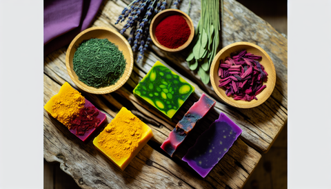 Natural colorants for handmade soap