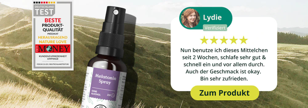 Melatoninspray mit Kundenbewertung