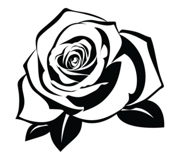 Rose Temporary Tattoo. Pack of 2 - Frenzy Flare