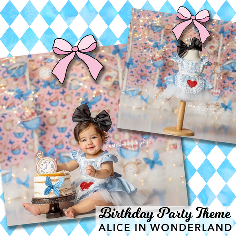 Alice in Wonderland Birthday Party Theme Dress