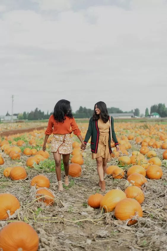 pumpkin picking