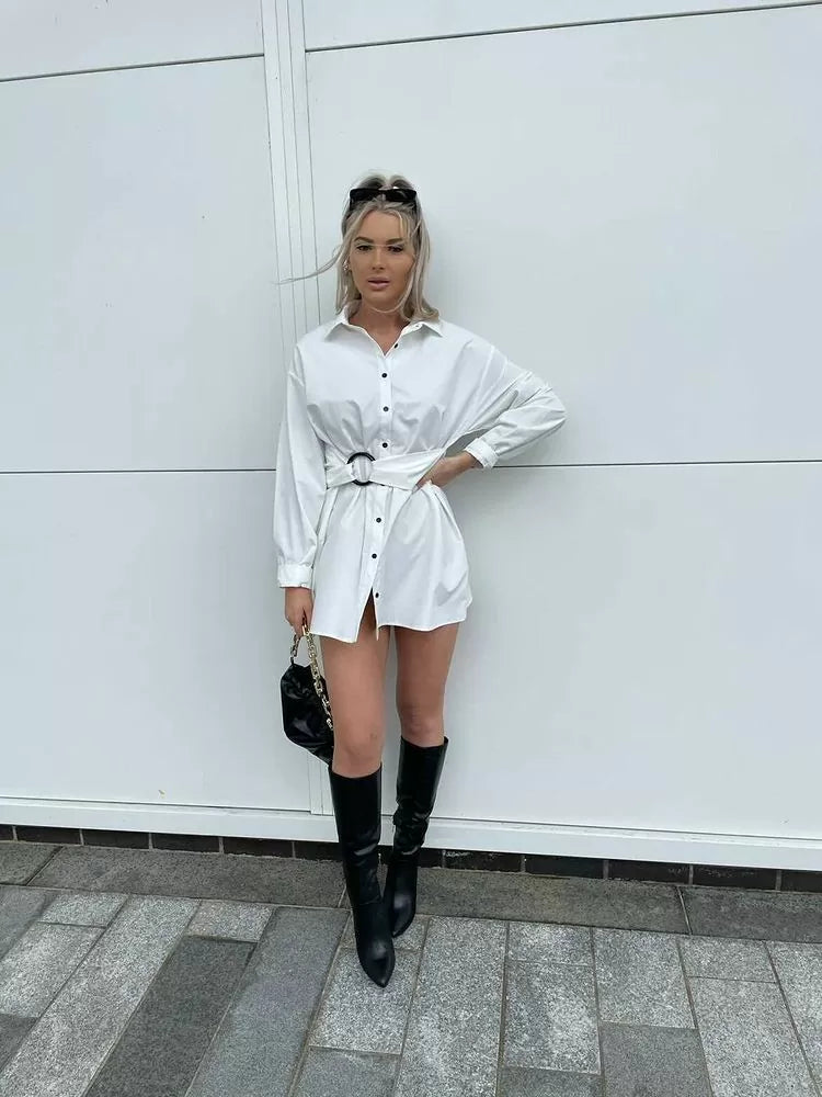 XY London Bree Pointed Toe Stiletto Knee High Boots in Black