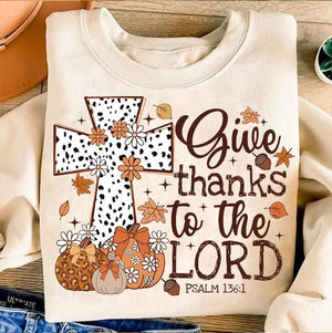 Give thanks to the lord - Blue Iris My Store