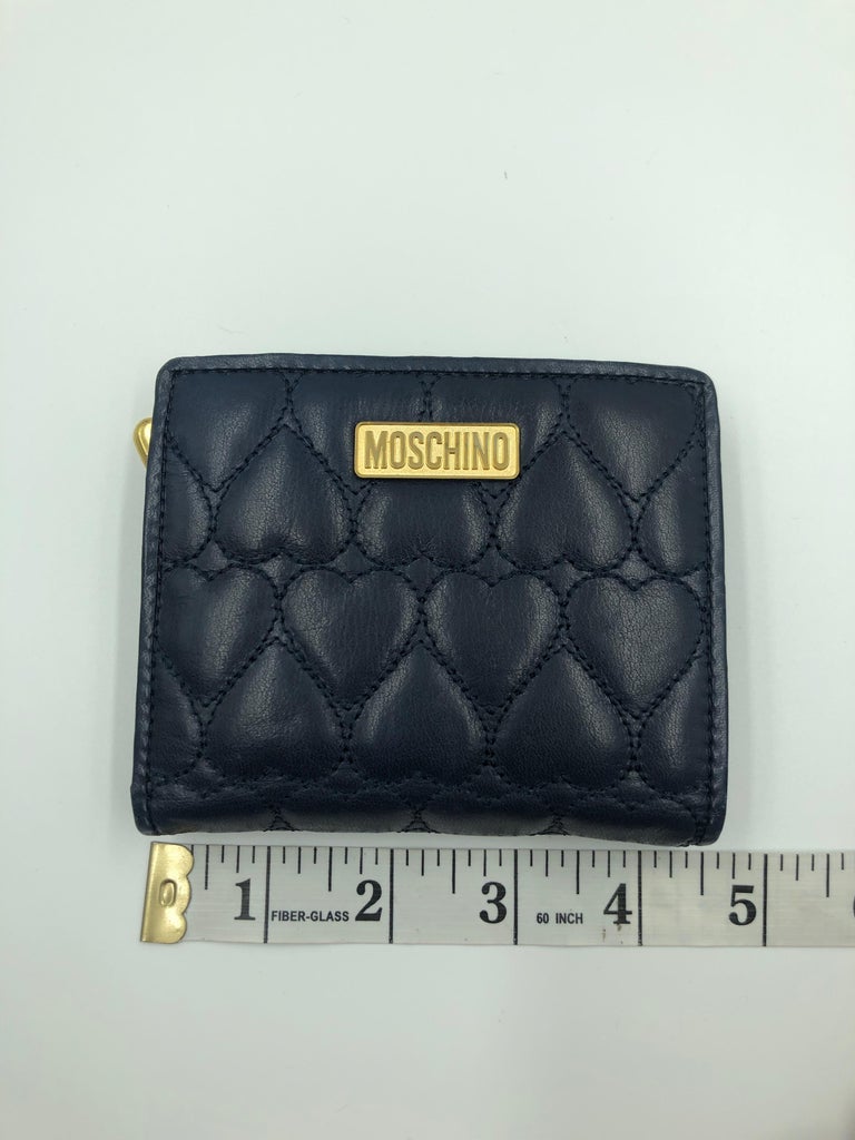 moschino heart wallet