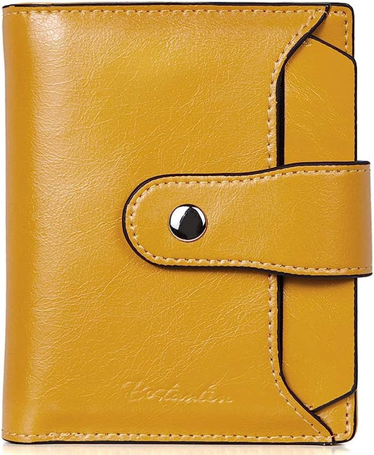 Lomy Real Leather Wallet Womens With double Zipper Pockets — Bostanten –  BOSTANTEN