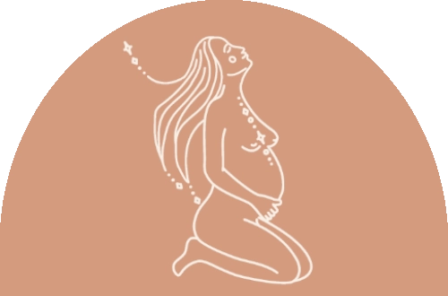 Illustration box grossesse accouchement mois d'or 3ème trimestre Mamazoa