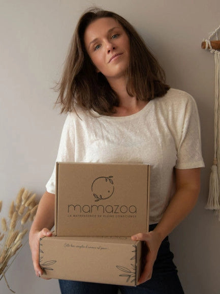 Portrait Marine Dallier fondatrice de Mamazoa box grossesse post-partum