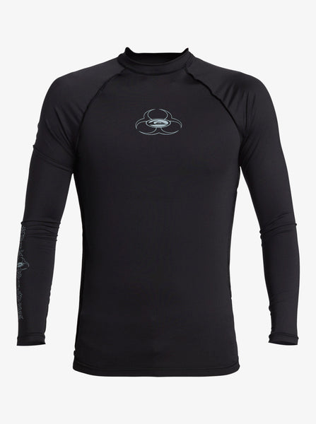 Men's Slim Fit Short Sleeve Rash Guard Swim Shirt - Goodfellow & Co™ Black  XXL